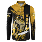 Noble Shriners Button Sweatshirt Egyptian Pharaoh Warrior - Scimitar Sword