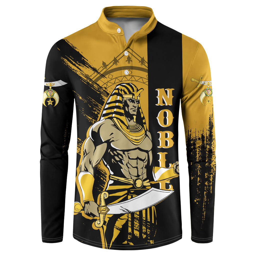 Noble Shriners Button Sweatshirt Egyptian Pharaoh Warrior - Scimitar Sword