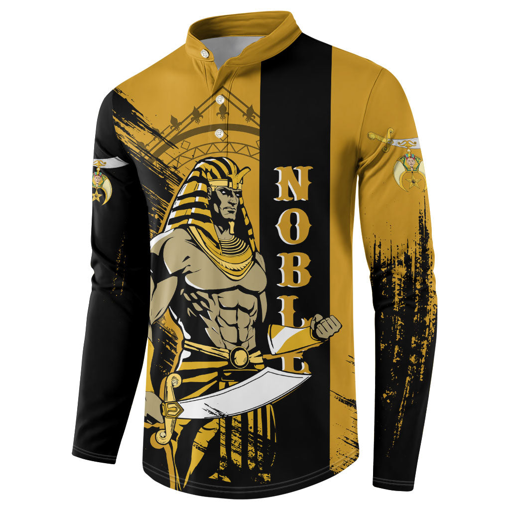 Noble Shriners Button Sweatshirt Egyptian Pharaoh Warrior - Scimitar Sword