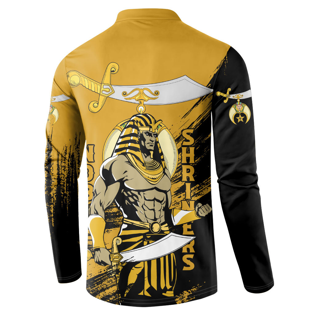 Noble Shriners Button Sweatshirt Egyptian Pharaoh Warrior - Scimitar Sword