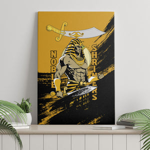 Noble Shriners Canvas Wall Art Egyptian Pharaoh Warrior - Scimitar Sword