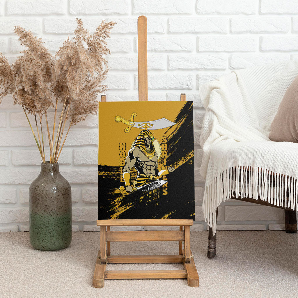 Noble Shriners Canvas Wall Art Egyptian Pharaoh Warrior - Scimitar Sword