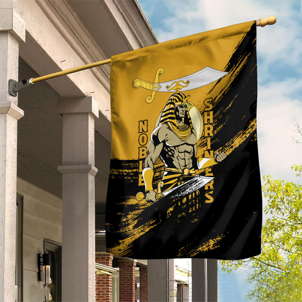 Noble Shriners Garden Flag Egyptian Pharaoh Warrior - Scimitar Sword
