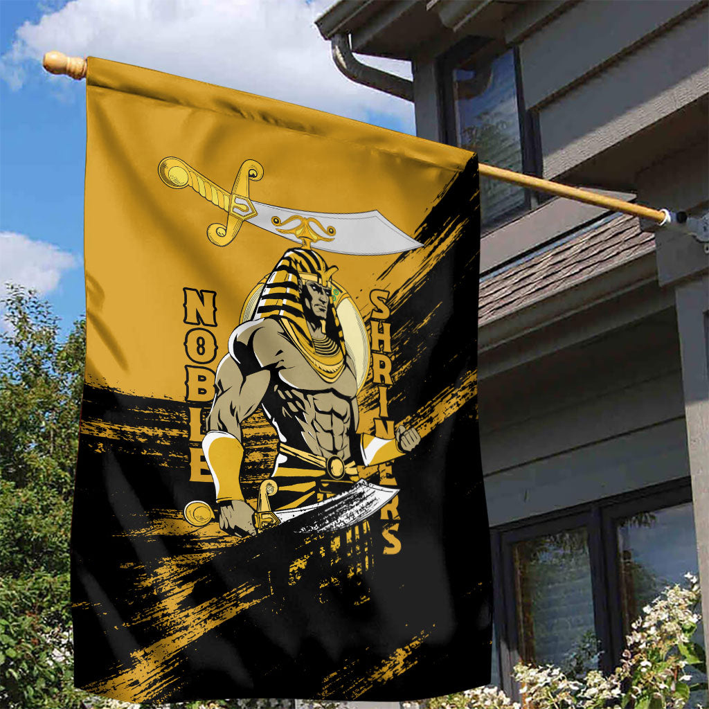 Noble Shriners Garden Flag Egyptian Pharaoh Warrior - Scimitar Sword