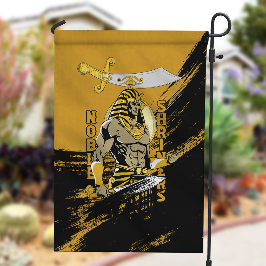 Noble Shriners Garden Flag Egyptian Pharaoh Warrior - Scimitar Sword