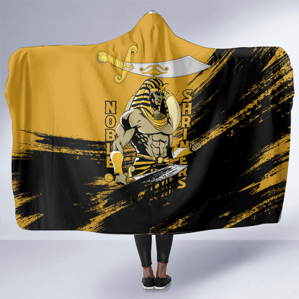 Noble Shriners Hooded Blanket Egyptian Pharaoh Warrior - Scimitar Sword