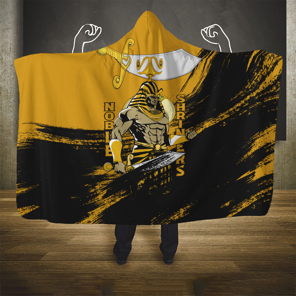 Noble Shriners Hooded Blanket Egyptian Pharaoh Warrior - Scimitar Sword