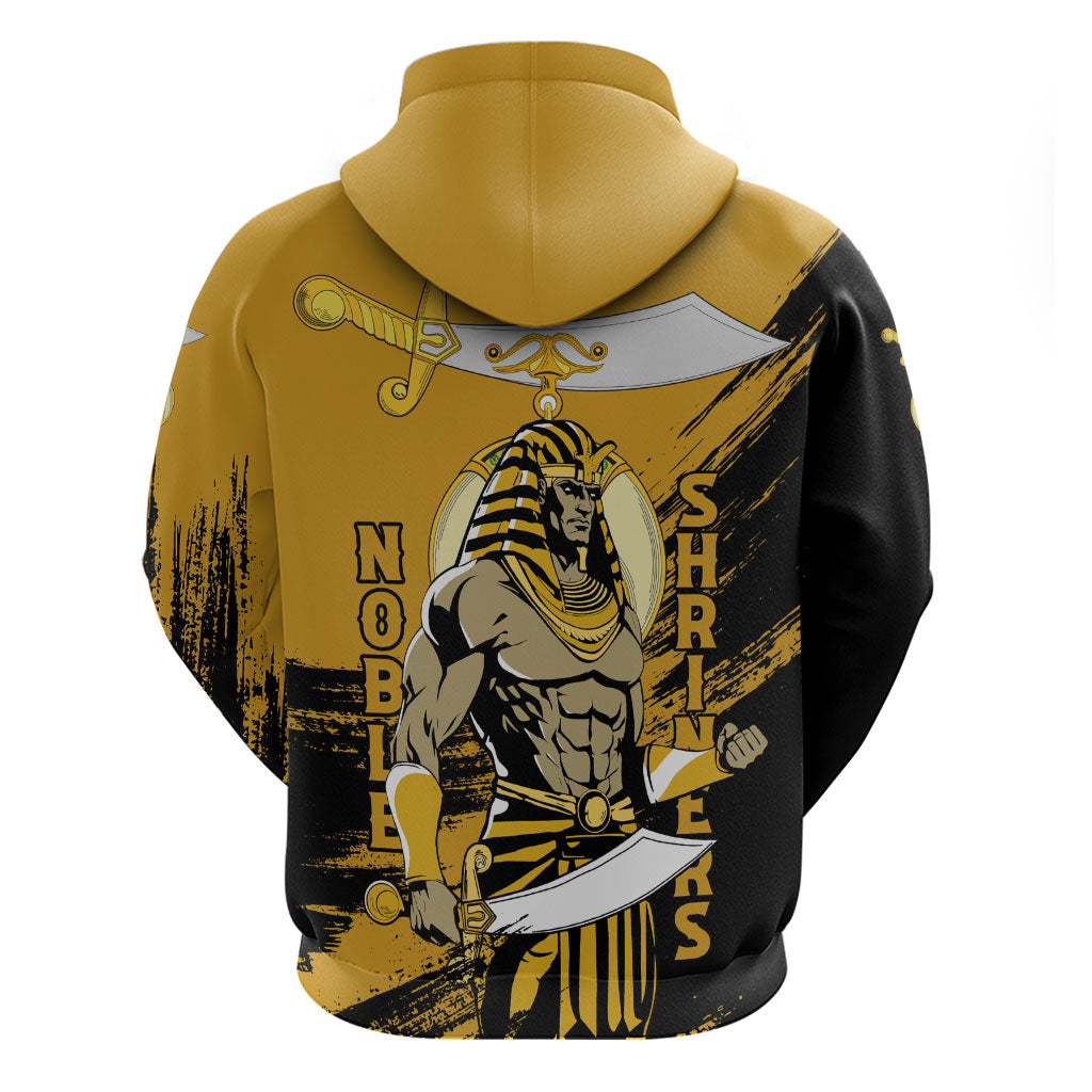 Noble Shriners Hoodie Egyptian Pharaoh Warrior - Scimitar Sword
