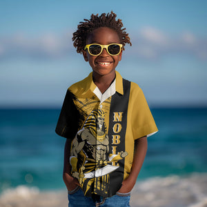 Noble Shriners Kid Hawaiian Shirt Egyptian Pharaoh Warrior - Scimitar Sword