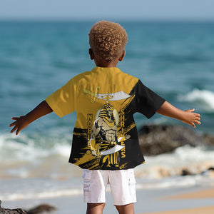 Noble Shriners Kid Hawaiian Shirt Egyptian Pharaoh Warrior - Scimitar Sword