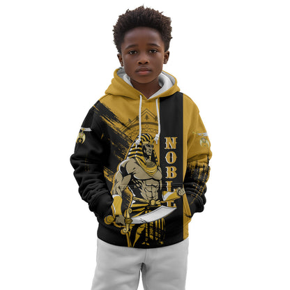 Noble Shriners Kid Hoodie Egyptian Pharaoh Warrior - Scimitar Sword