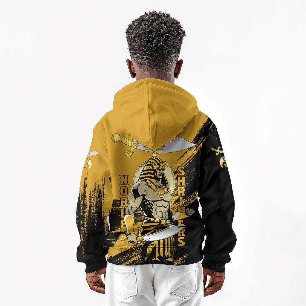 Noble Shriners Kid Hoodie Egyptian Pharaoh Warrior - Scimitar Sword