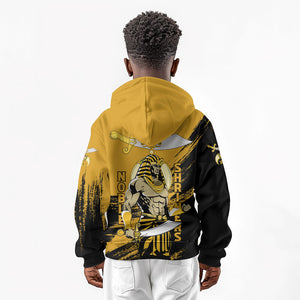 Noble Shriners Kid Hoodie Egyptian Pharaoh Warrior - Scimitar Sword