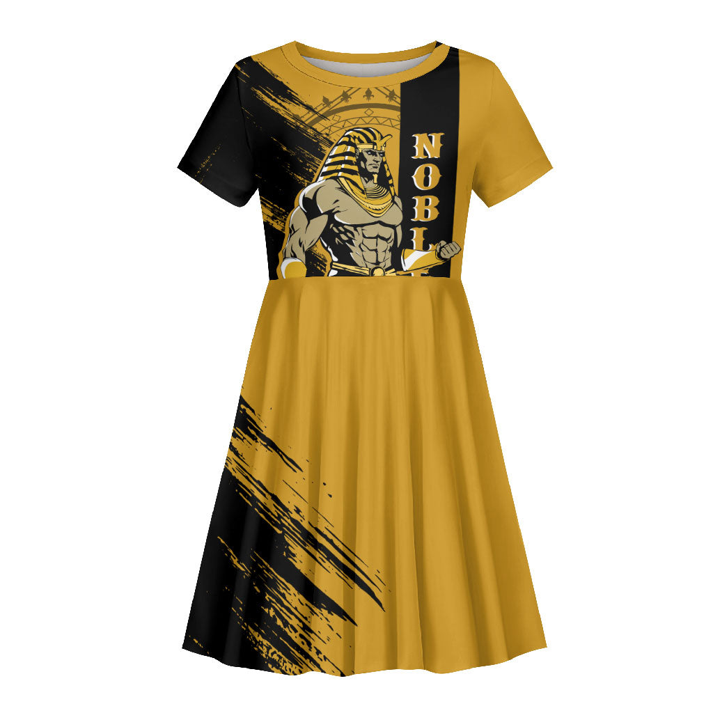 Noble Shriners Kid Short Sleeve Dress Egyptian Pharaoh Warrior - Scimitar Sword