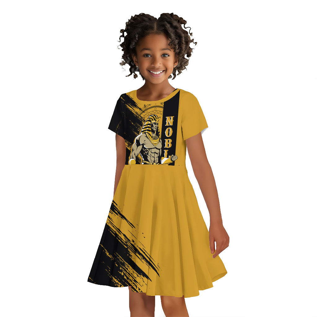 Noble Shriners Kid Short Sleeve Dress Egyptian Pharaoh Warrior - Scimitar Sword