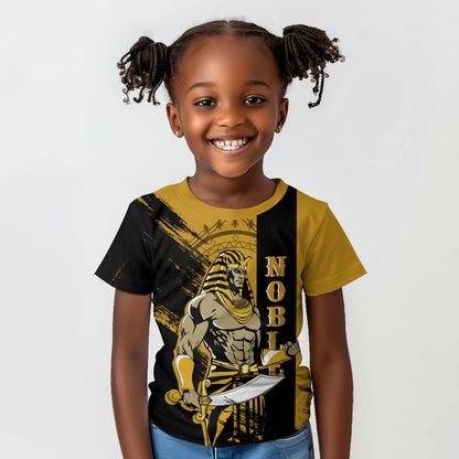 Noble Shriners Kid T shirt Egyptian Pharaoh Warrior - Scimitar Sword