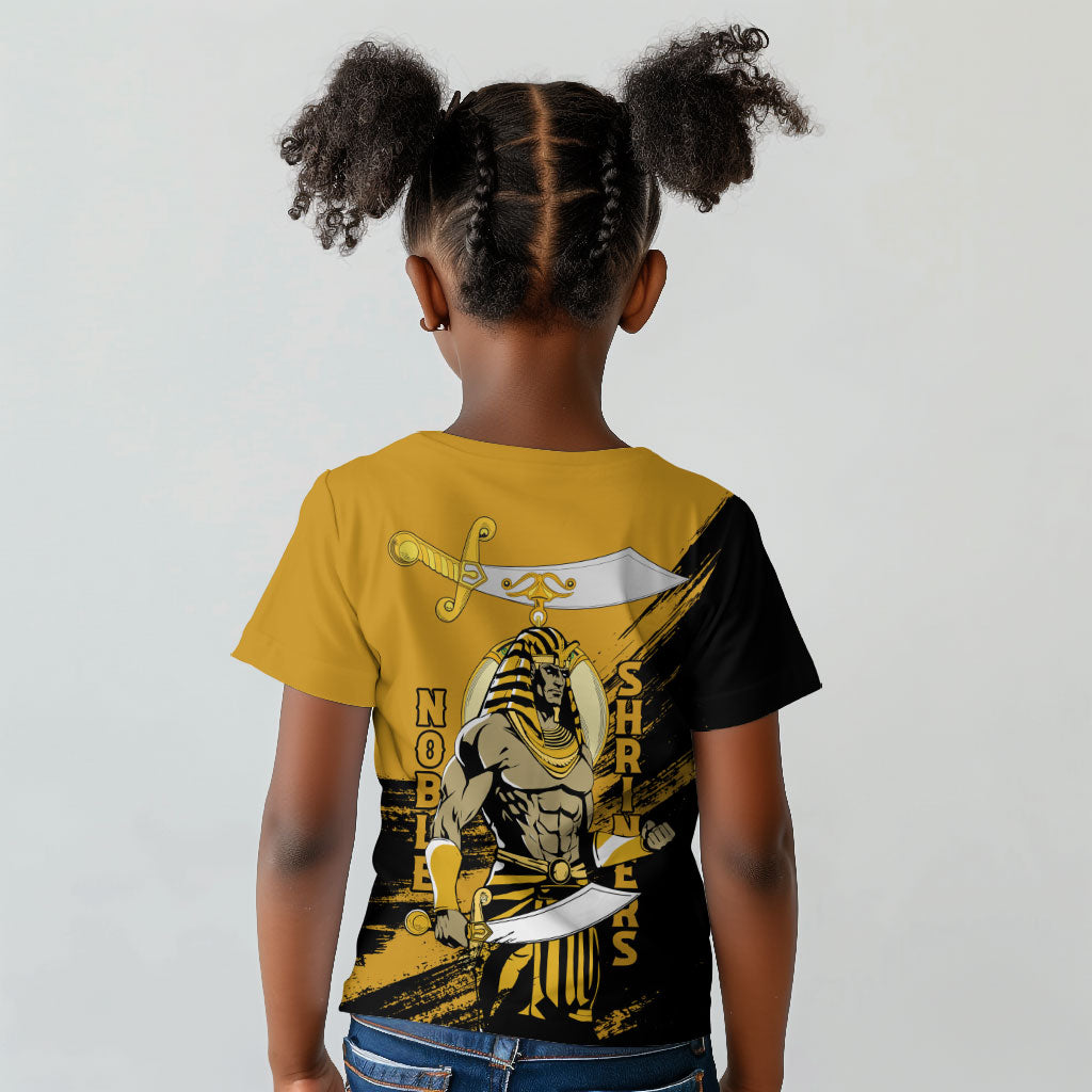 Noble Shriners Kid T shirt Egyptian Pharaoh Warrior - Scimitar Sword