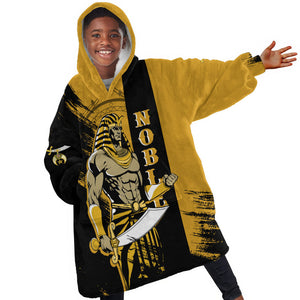 Noble Shriners Kid Wearable Blanket Hoodie Egyptian Pharaoh Warrior - Scimitar Sword