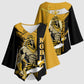 Noble Shriners Kimono Sleeve Blouse Egyptian Pharaoh Warrior - Scimitar Sword