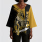 Noble Shriners Kimono Sleeve Blouse Egyptian Pharaoh Warrior - Scimitar Sword