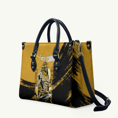 Noble Shriners Leather Bag Egyptian Pharaoh Warrior - Scimitar Sword