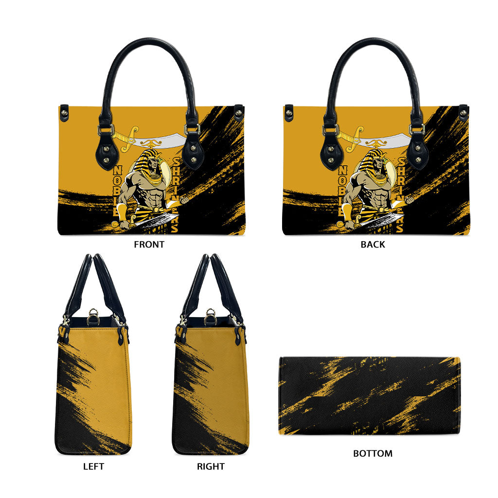 Noble Shriners Leather Bag Egyptian Pharaoh Warrior - Scimitar Sword