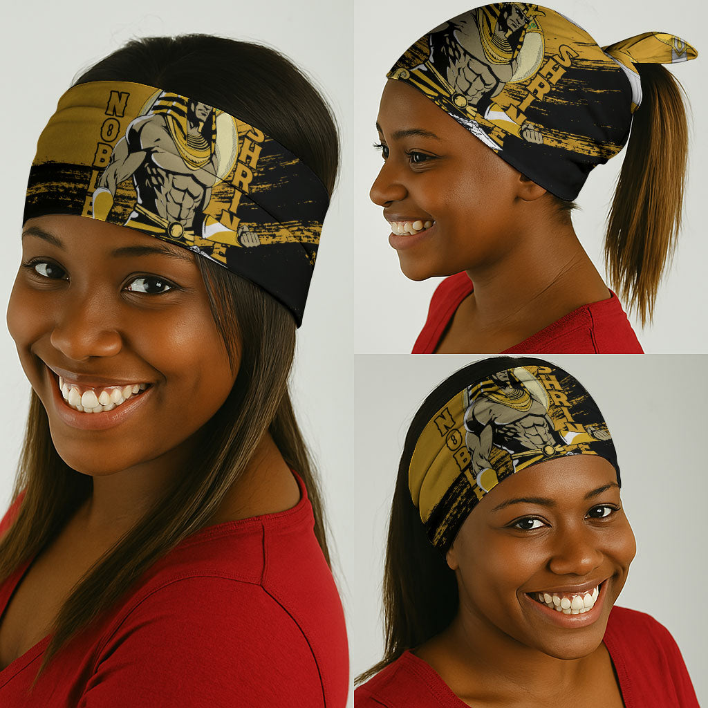 Noble Shriners Neck Gaiter Egyptian Pharaoh Warrior - Scimitar Sword