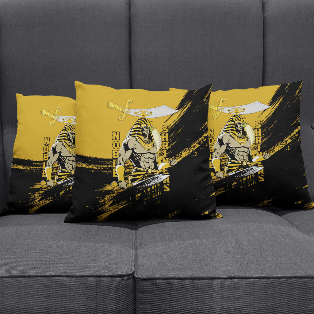 Noble Shriners Pillow Cover Egyptian Pharaoh Warrior - Scimitar Sword