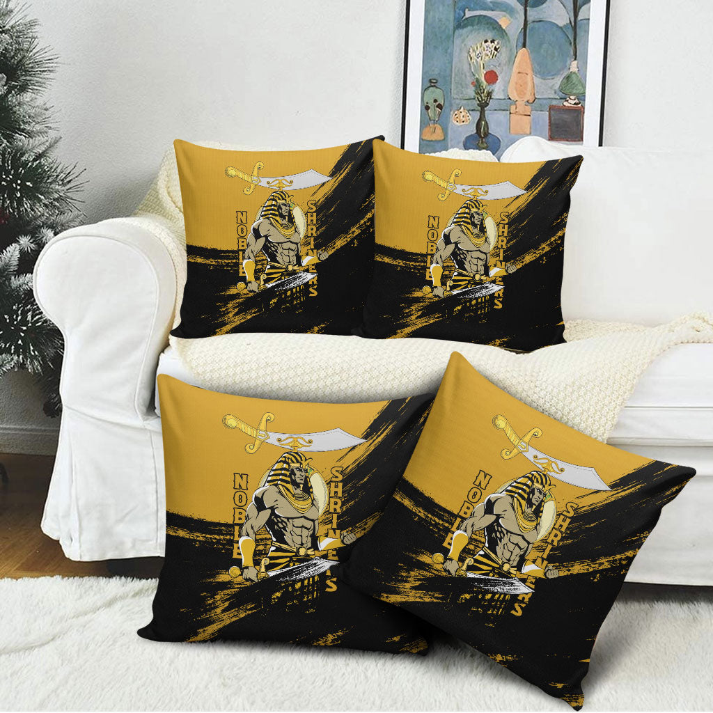 Noble Shriners Pillow Cover Egyptian Pharaoh Warrior - Scimitar Sword
