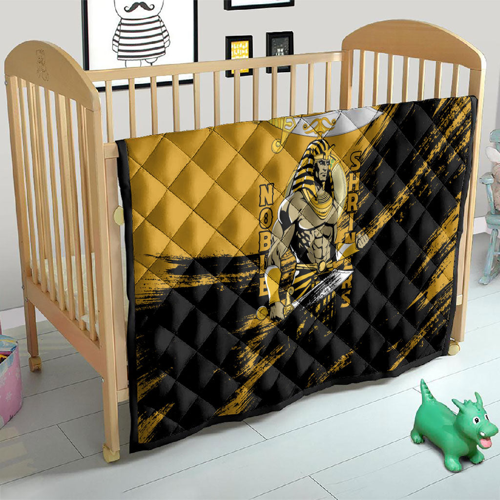 Noble Shriners Quilt Egyptian Pharaoh Warrior - Scimitar Sword