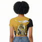 Noble Shriners Raglan Cropped T shirt Egyptian Pharaoh Warrior - Scimitar Sword