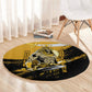 Noble Shriners Round Carpet Egyptian Pharaoh Warrior - Scimitar Sword