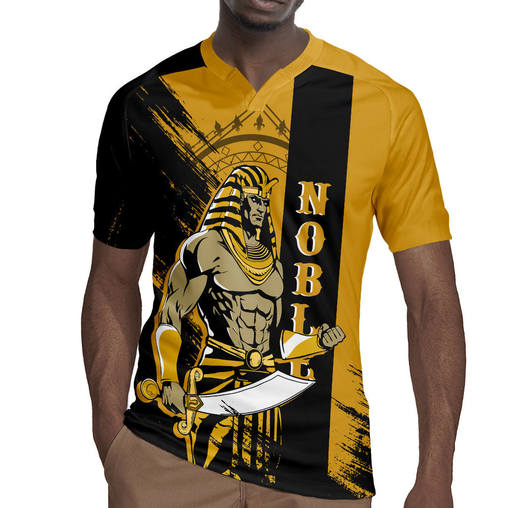 Noble Shriners Rugby Jersey Egyptian Pharaoh Warrior - Scimitar Sword