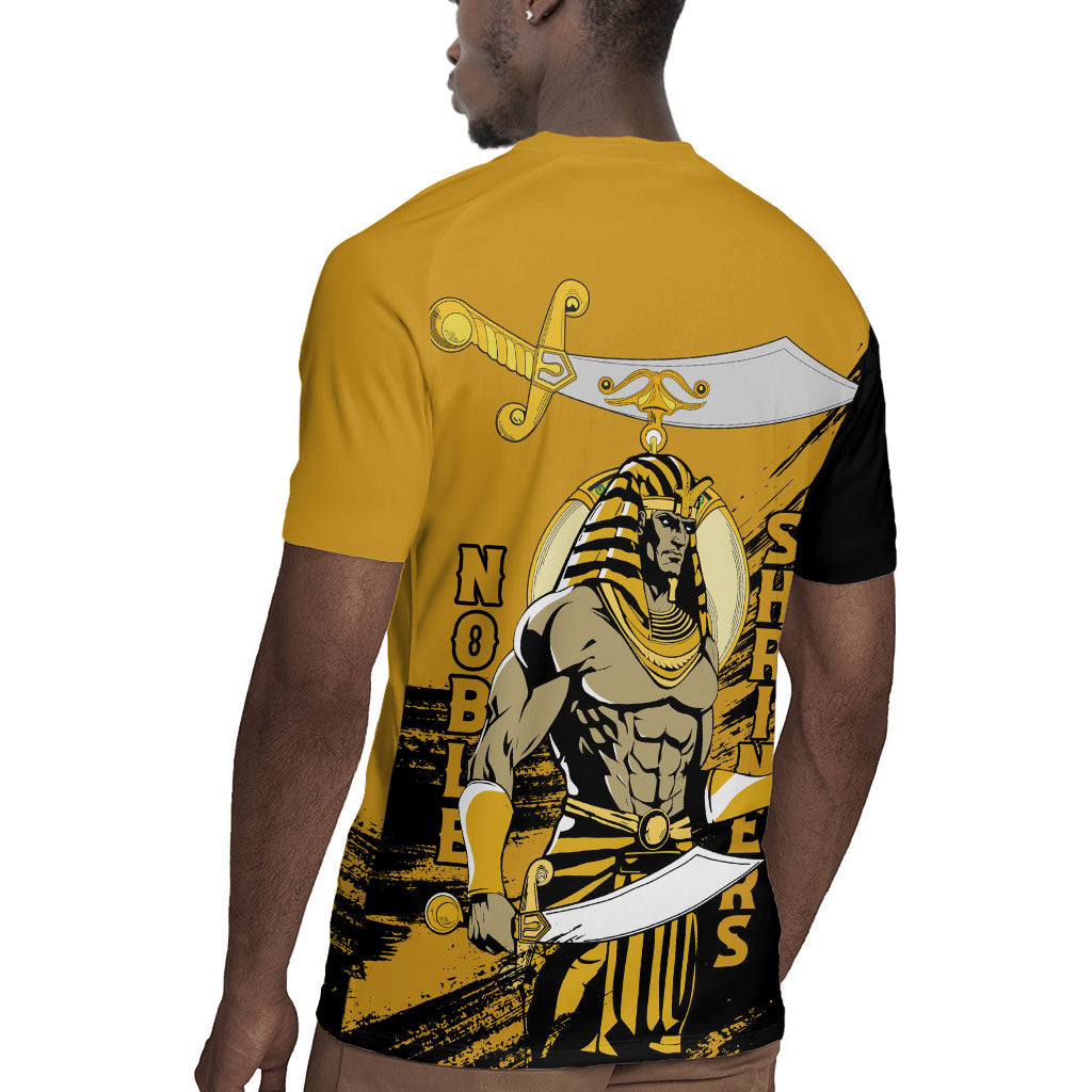 Noble Shriners Rugby Jersey Egyptian Pharaoh Warrior - Scimitar Sword