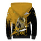 Noble Shriners Sherpa Hoodie Egyptian Pharaoh Warrior - Scimitar Sword