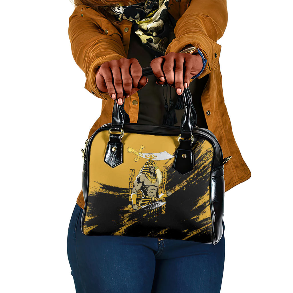 Noble Shriners Shoulder Handbag Egyptian Pharaoh Warrior - Scimitar Sword