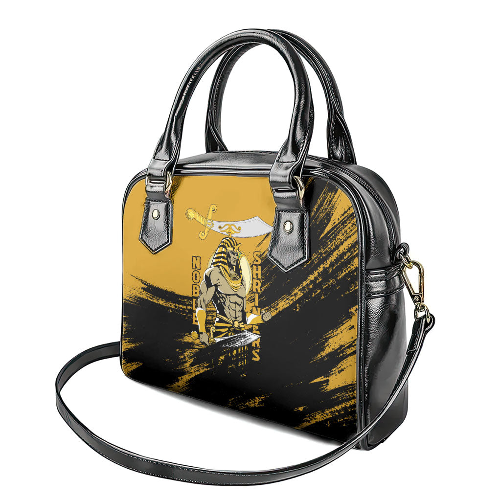 Noble Shriners Shoulder Handbag Egyptian Pharaoh Warrior - Scimitar Sword