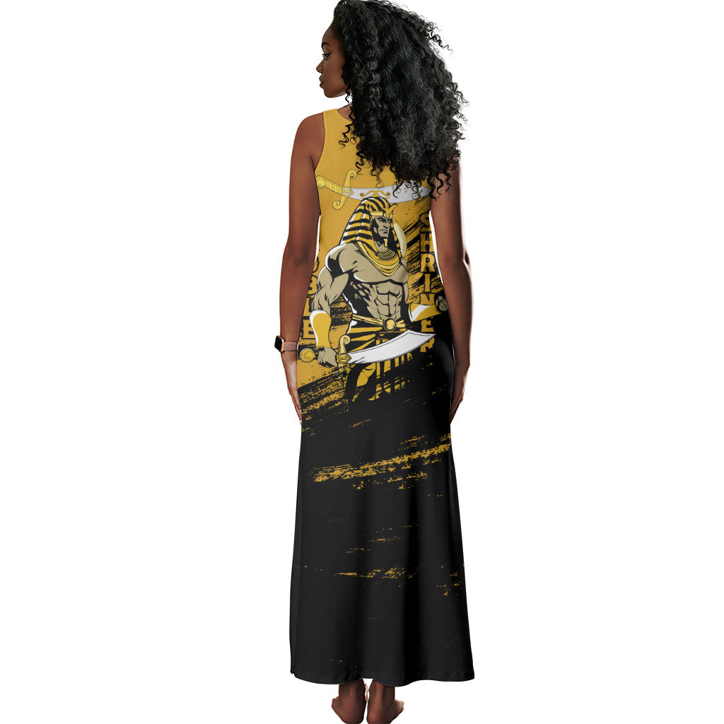 Noble Shriners Tank Maxi Dress Egyptian Pharaoh Warrior - Scimitar Sword