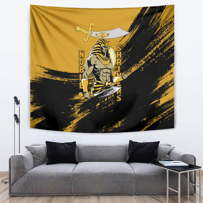 Noble Shriners Tapestry Egyptian Pharaoh Warrior - Scimitar Sword
