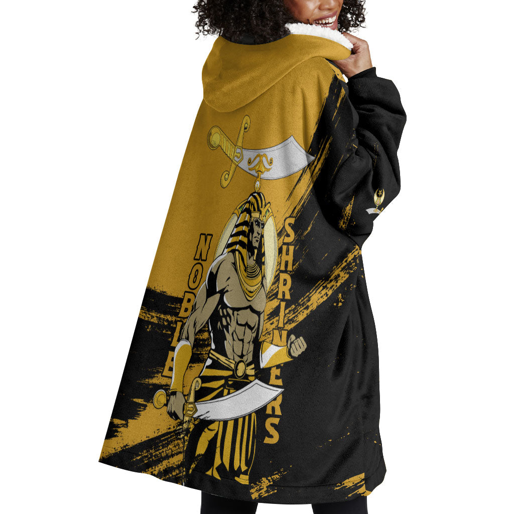 Noble Shriners Wearable Blanket Hoodie Egyptian Pharaoh Warrior - Scimitar Sword