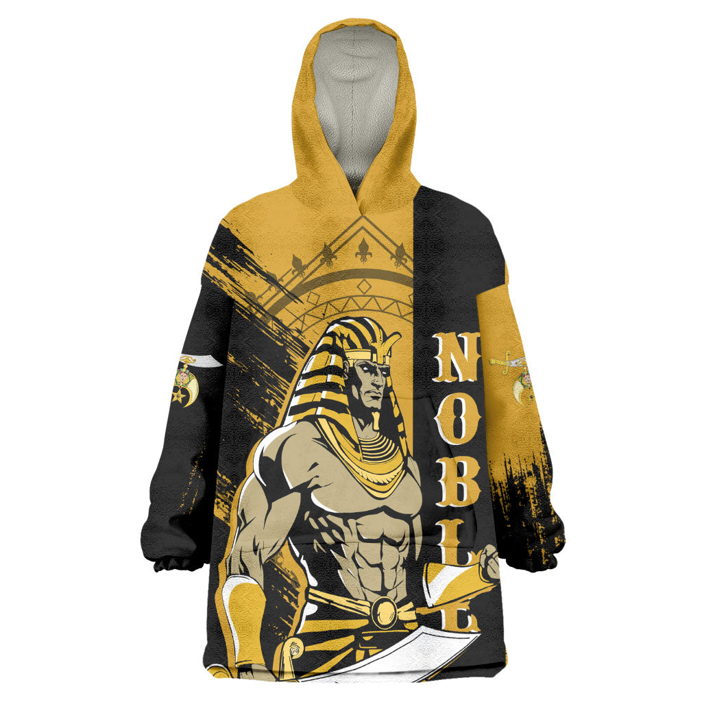 Noble Shriners Wearable Blanket Hoodie Egyptian Pharaoh Warrior - Scimitar Sword