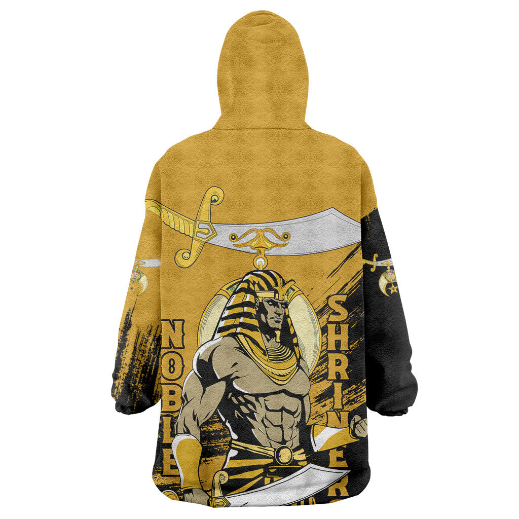 Noble Shriners Wearable Blanket Hoodie Egyptian Pharaoh Warrior - Scimitar Sword