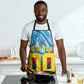 Personalized DR Congo Football Leopard Victory Apron Congolese Soccer Comic Style
