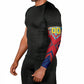 Personalized DR Congo Football Leopard Victory Arm Sleeves Congolese Soccer Comic Style