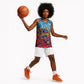 Personalized DR Congo Football Leopard Victory Basketball Jersey Congolese Soccer Comic Style