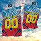 Personalized DR Congo Football Leopard Victory Garden Flag Congolese Soccer Comic Style