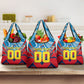Personalized DR Congo Football Leopard Victory Grocery Bag Congolese Soccer Comic Style