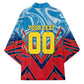 Personalized DR Congo Football Leopard Victory Kimono Congolese Soccer Comic Style