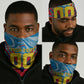 Personalized DR Congo Football Leopard Victory Neck Gaiter Congolese Soccer Comic Style