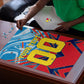 Personalized DR Congo Football Leopard Victory Puzzle Congolese Soccer Comic Style